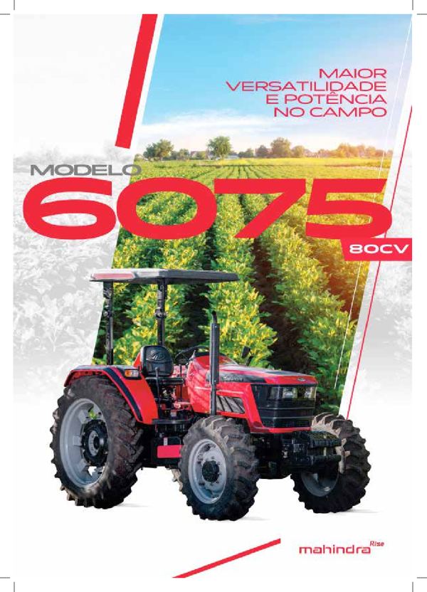 Ficha Técnica - Trator Mahindra 6075